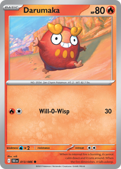Darumaka #13 Darumaka - Black Bolt - #13 - Pokemon TCG card