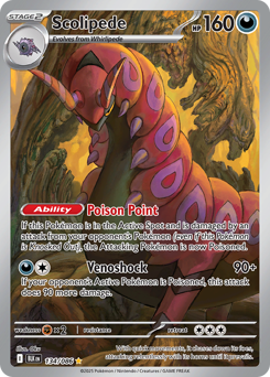 Scolipede - Black Bolt - #134 - Pokemon TCG card
