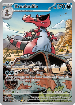 Krookodile #137 Krookodile - Black Bolt - #137 - Pokemon TCG card