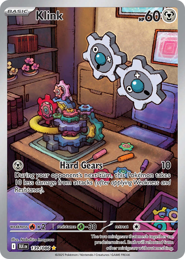 Klink - Black Bolt - #139 - Pokemon TCG card