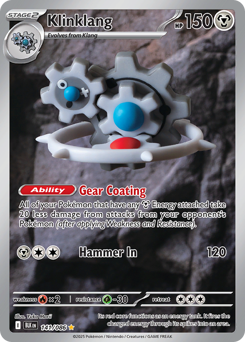 Klinklang #141 Klinklang - Black Bolt - #141 - Pokemon TCG card