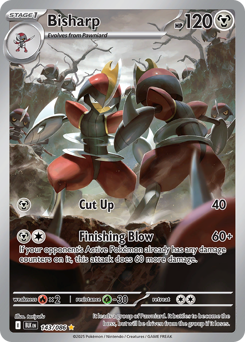 Bisharp #143 Bisharp - Black Bolt - #143 - Pokemon TCG card