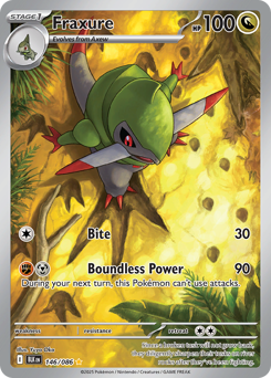 Fraxure #146 Fraxure - Black Bolt - #146 - Pokemon TCG card