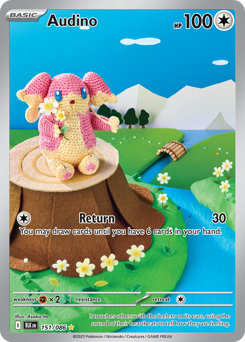 Audino #151 Audino - Black Bolt - #151 - Pokemon TCG card