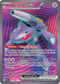 Genesect ex - Black Bolt - #161 - Pokemon TCG card