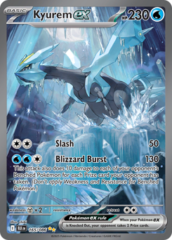 Kyurem ex - Black Bolt - #165 - Pokemon TCG card