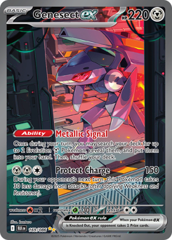 Genesect ex - Black Bolt - #169 - Pokemon TCG card