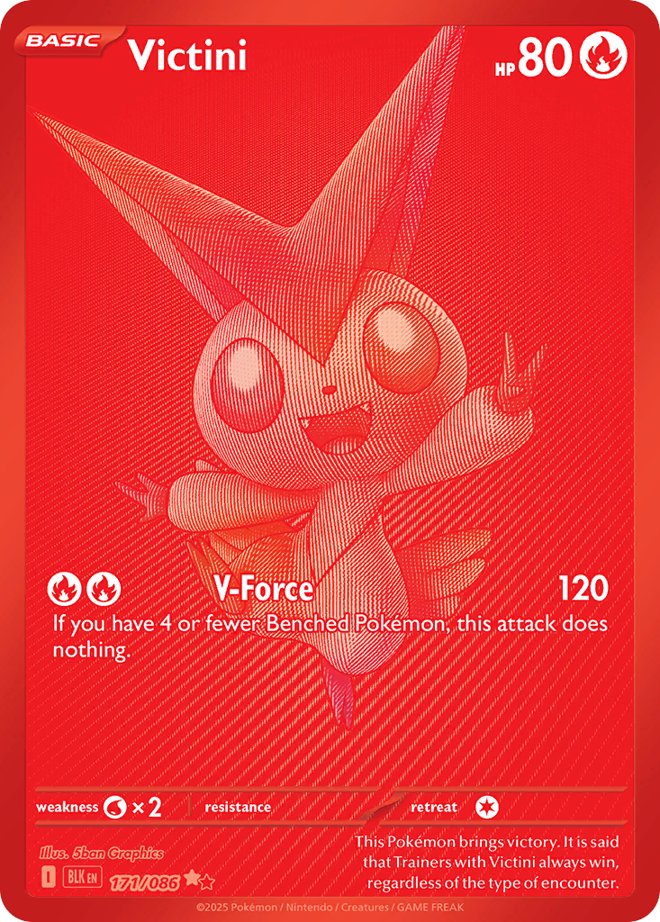 Victini - Black Bolt - #171 - Pokemon TCG card