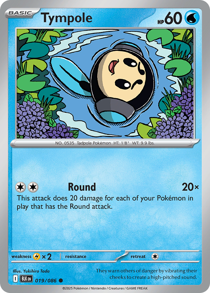 Tympole - Black Bolt - #19 - Pokemon TCG card
