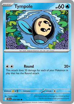 Tympole #19 Tympole - Black Bolt - #19 - Pokemon TCG card