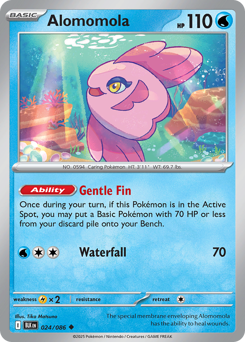 Alomomola - Black Bolt - #24 - Pokemon TCG card