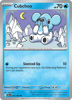 Cubchoo #25 Cubchoo - Black Bolt - #25 - Pokemon TCG card
