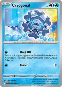 Cryogonal - Black Bolt - #27 - Pokemon TCG card