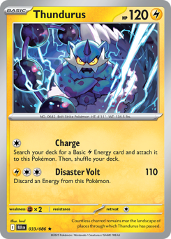 Thundurus - Black Bolt - #33 - Pokemon TCG card