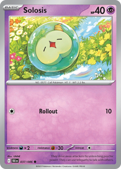 Solosis #37 Solosis - Black Bolt - #37 - Pokemon TCG card