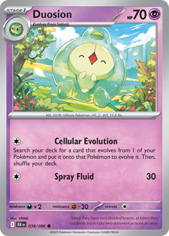 Duosion - Black Bolt - #38 - Pokemon TCG card