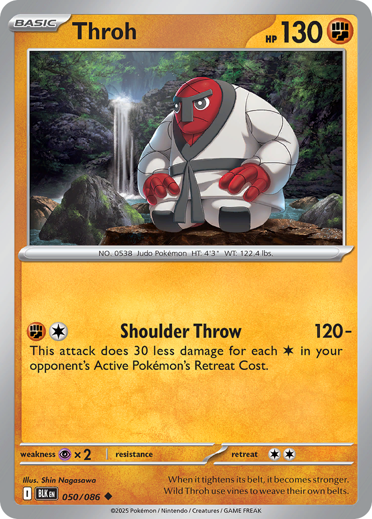 Throh - Black Bolt - #50 - Pokemon TCG card