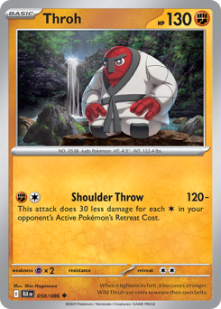 Throh #50 Throh - Black Bolt - #50 - Pokemon TCG card