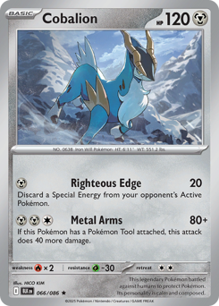 Cobalion #66 Cobalion - Black Bolt - #66 - Pokemon TCG card