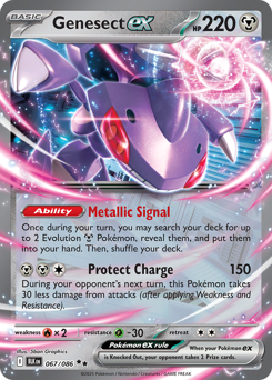 Genesect ex - Black Bolt - #67 - Pokemon TCG card