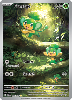 Pansage - Black Bolt - #89 - Pokemon TCG card