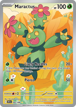 Maractus #93 Maractus - Black Bolt - #93 - Pokemon TCG card