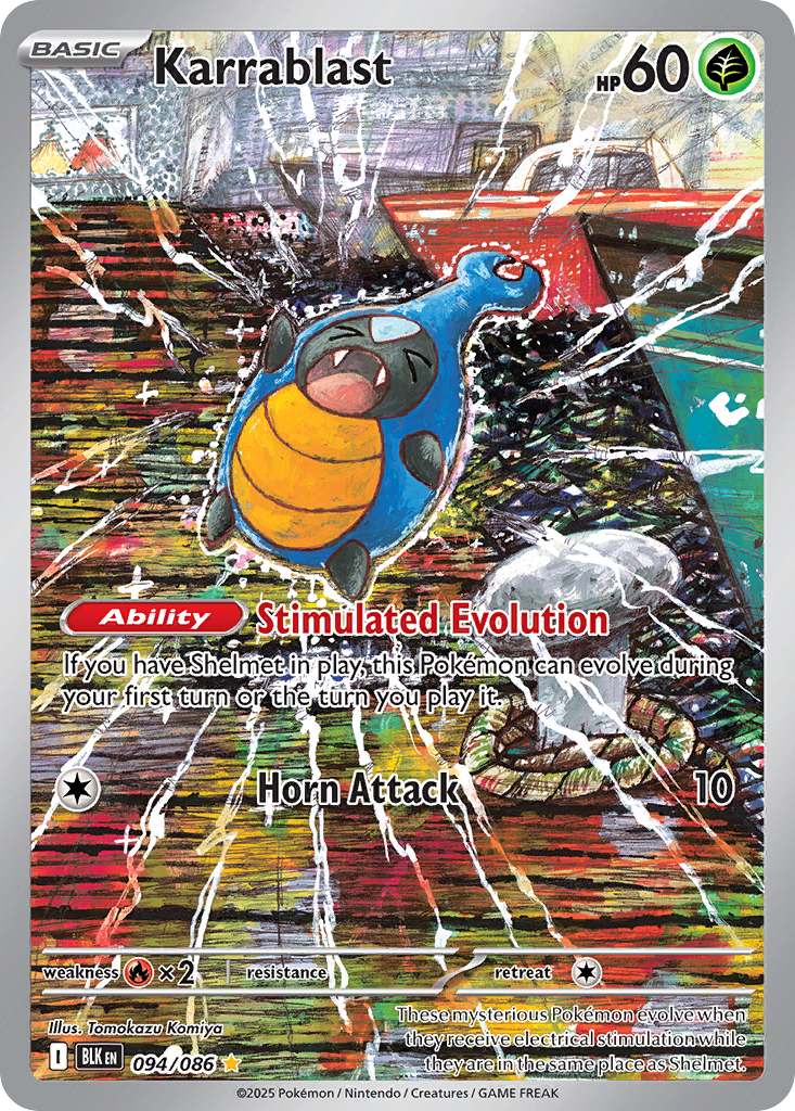 Karrablast - Black Bolt - #94 - Pokemon TCG card