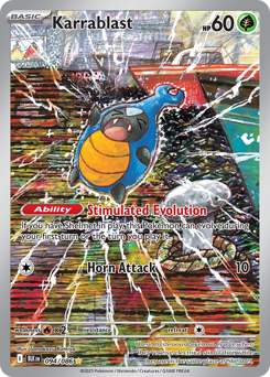 Karrablast #94 Karrablast - Black Bolt - #94 - Pokemon TCG card