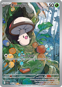 Foongus #95 Foongus - Black Bolt - #95 - Pokemon TCG card