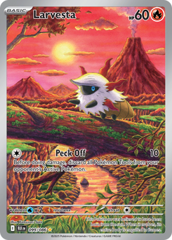 Larvesta #99 Larvesta - Black Bolt - #99 - Pokemon TCG card